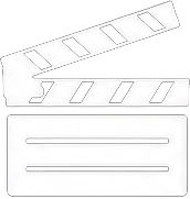 Icono claqueta de cine